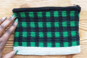 The Lumberjack Crochet Pouch