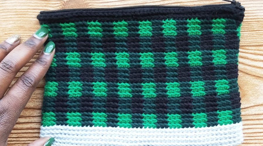 The Lumberjack Crochet Pouch
