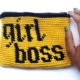 The Girl Boss Crochet Pouch