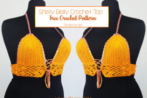 The Shelly Belly Crochet Bikini Top