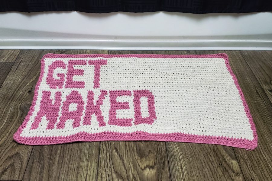 Get Naked Crochet Bath Mat