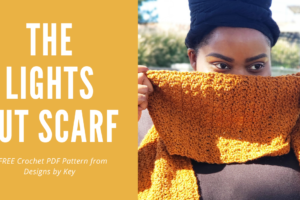 The Lights Out Crochet Scarf